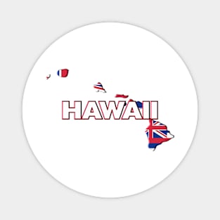 Hawaii Colored State Magnet